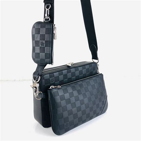 louis vuitton trio messenger black|louis vuitton trio messenger white.